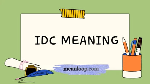 idc meaning