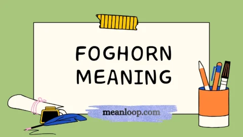 foghorn meaning
