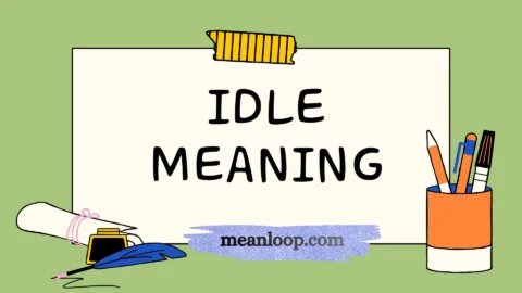idle meaning
