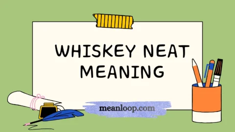 whiskey neat meaning