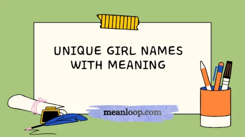 unique girl names with meaning