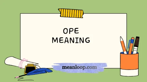 ope meaning