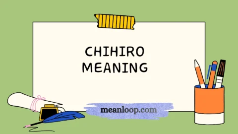 chihiro meaning