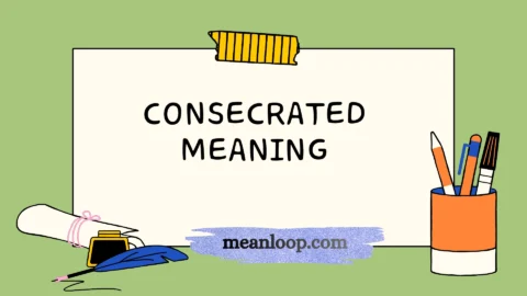 consecrated meaning