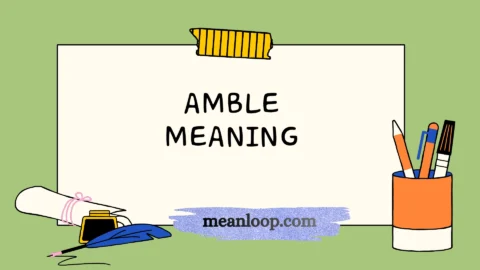 amble meaning