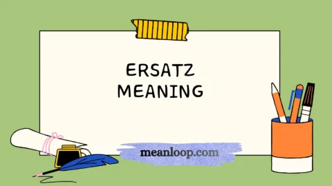 ersatz meaning