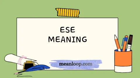 ese meaning