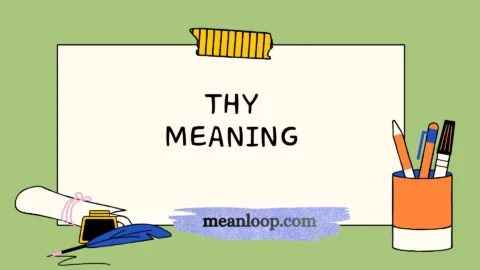 thy meaning